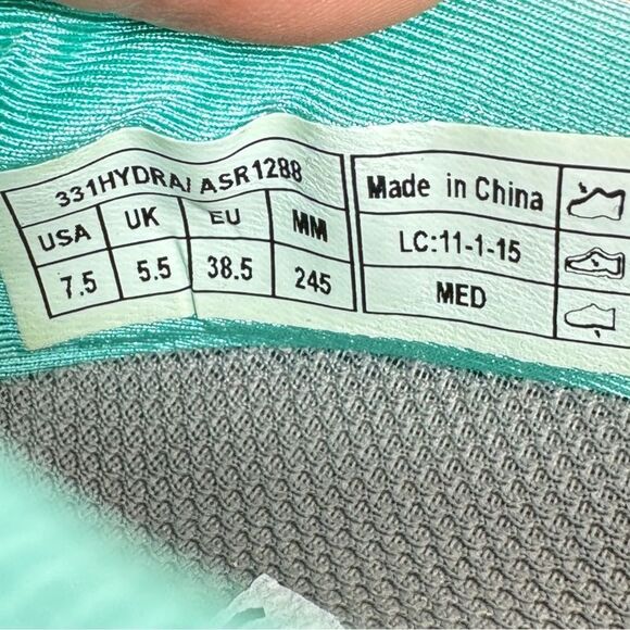 Vionic 331 Hydra Lace Mesh Slip On Sneaker Pink Aqua 7.5 - Picture 10 of 11